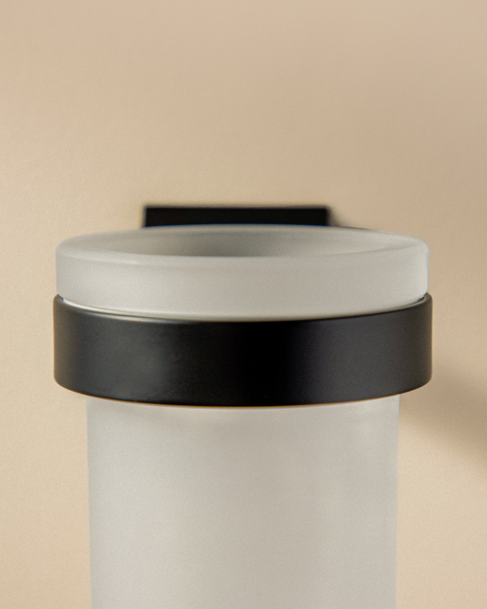 Toilet Roll Holder Black Matte | Screws Installation | 3 X 12.5 X 3 Cm