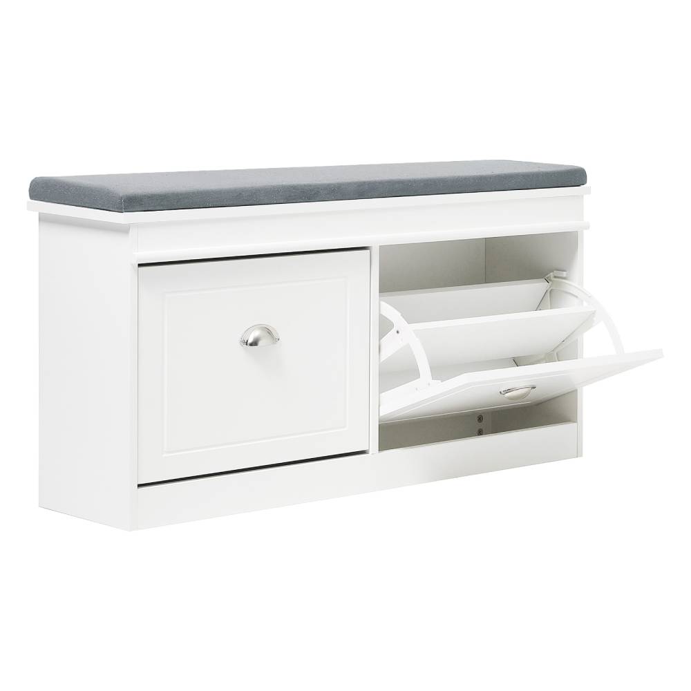 Flip Down Shoe Bench Cabinet