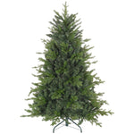 5/6/7ft Christmas Tree, Metal Base, Hinged | 5ft | Green