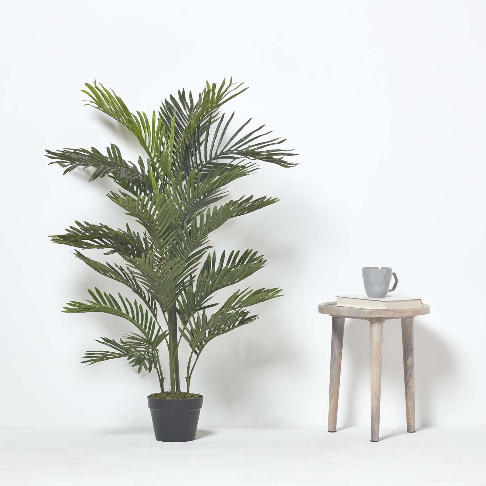 Multi Stem Green Palm Tree In Pot | 120cm | Green