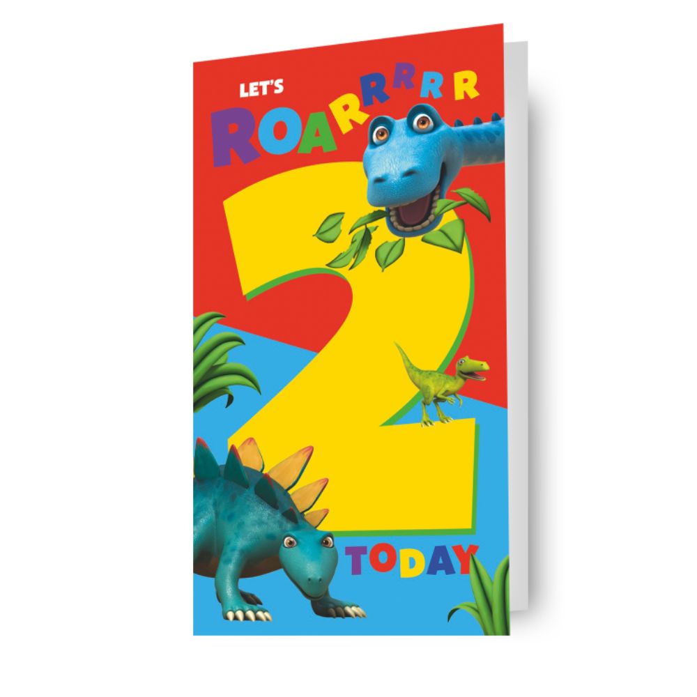 Age 2 Sticker Birthday Card Official Product