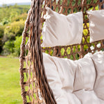 Beauchamp Swinging Double Garden Seat | Cream