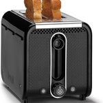 Studio 2 Slice Toaster With Reheat And Defrost Settings | Black