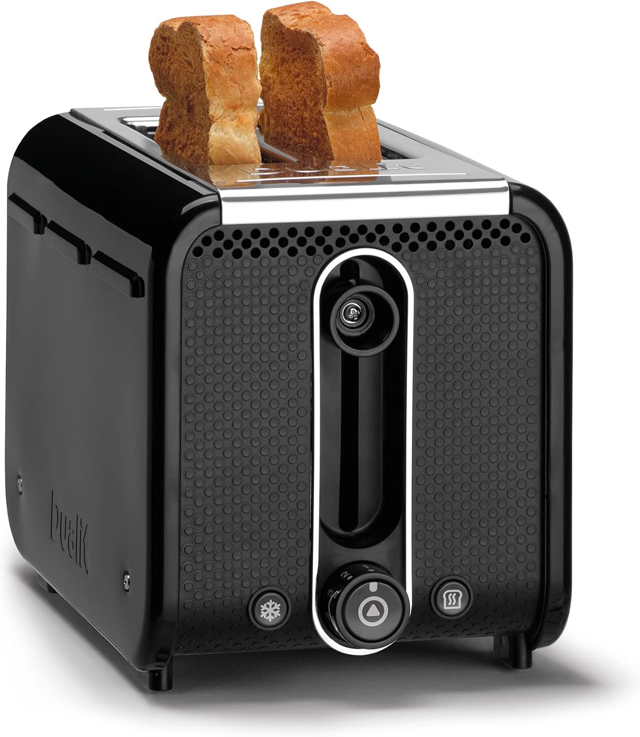 Studio 2 Slice Toaster With Reheat And Defrost Settings | Black