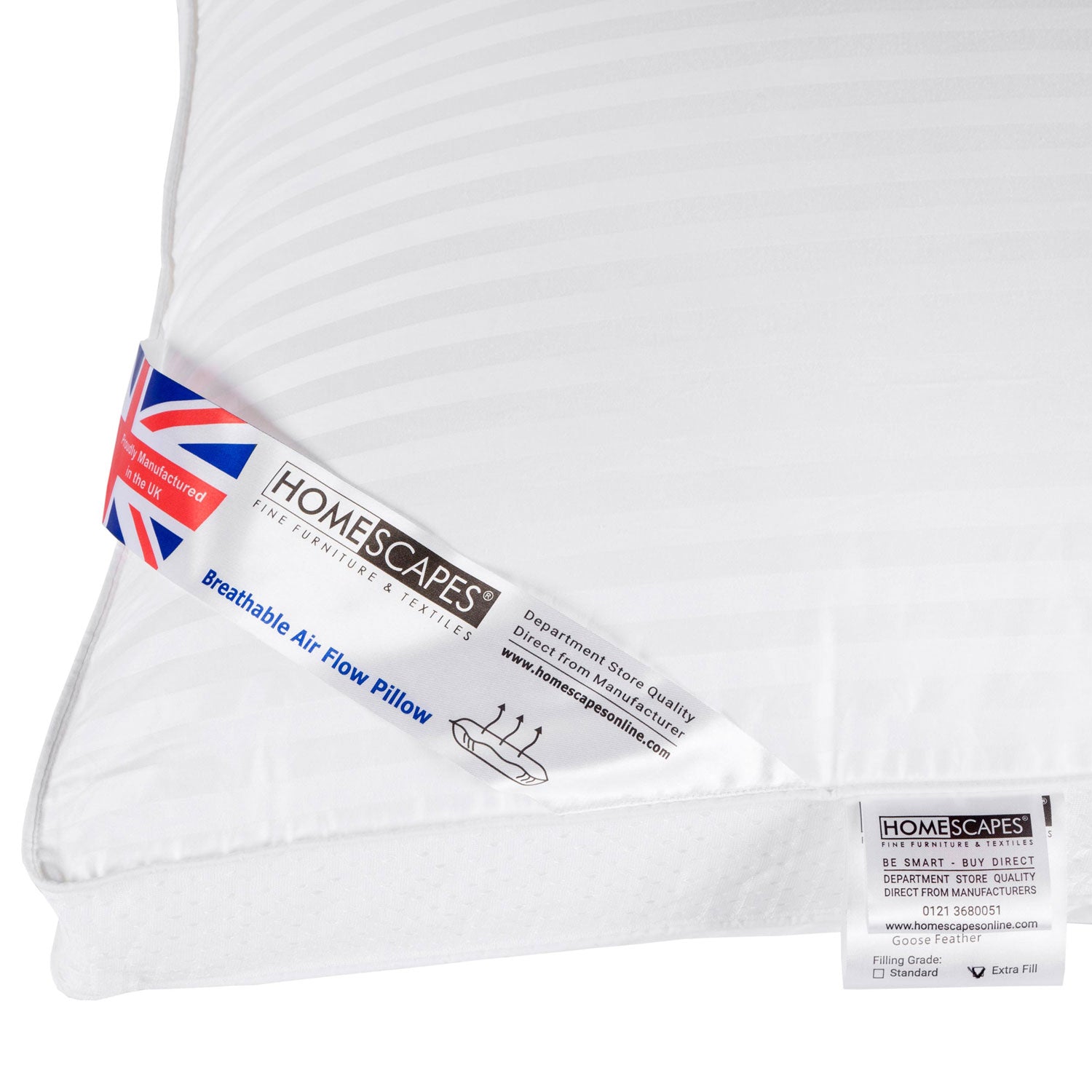 Air Flow Pillow Super Microfibre, 48 X 74 Cm