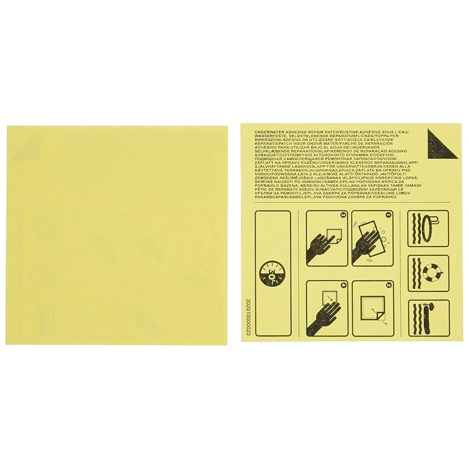 2.5" X 2.5"/6.5cm X 6.5cm Self Adhesive Underwater Adhesive Repair Patch