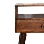Solid Wood Modern Chestnut Solid Wood Bedside