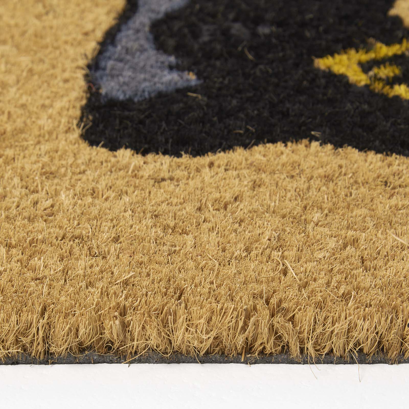 HOMESCAPES 'santa Stop Here' Rubber & Coir Doormat, 40 X 60 Cm