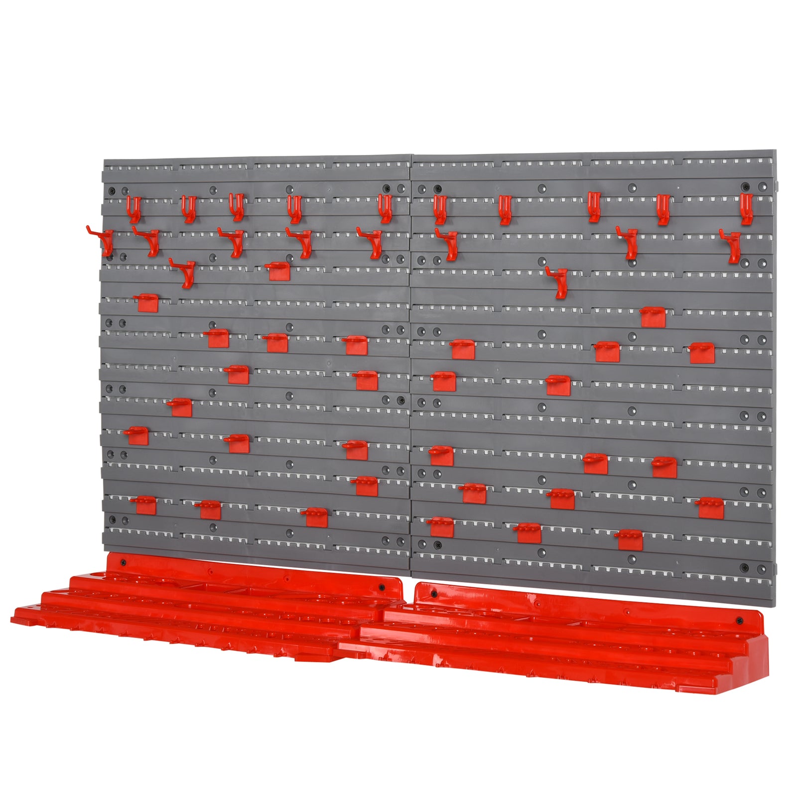 54 Pcs On-wall Tool Organizer, Pegboard