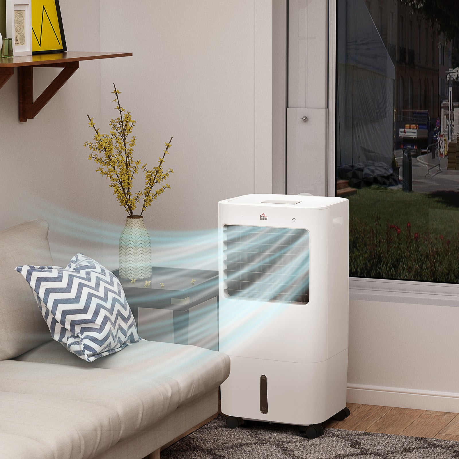 Evaporative Portable Air Cooler Cooling Fan Humidifier