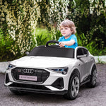 12v Kids Electric Ride-on Car/ W Remote Control, Lights, Music | White