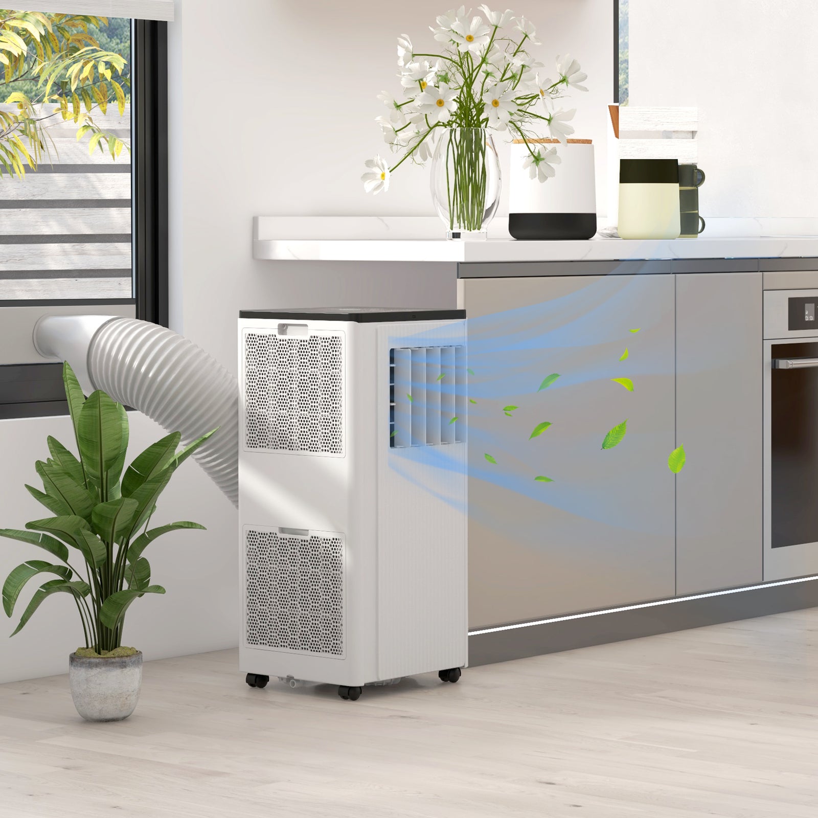9,000 Btu Portable Air Conditioner App Control, Sleep Mode