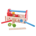 My Wooden Tool Box & Tools, Consists Of 16 Play Pieces