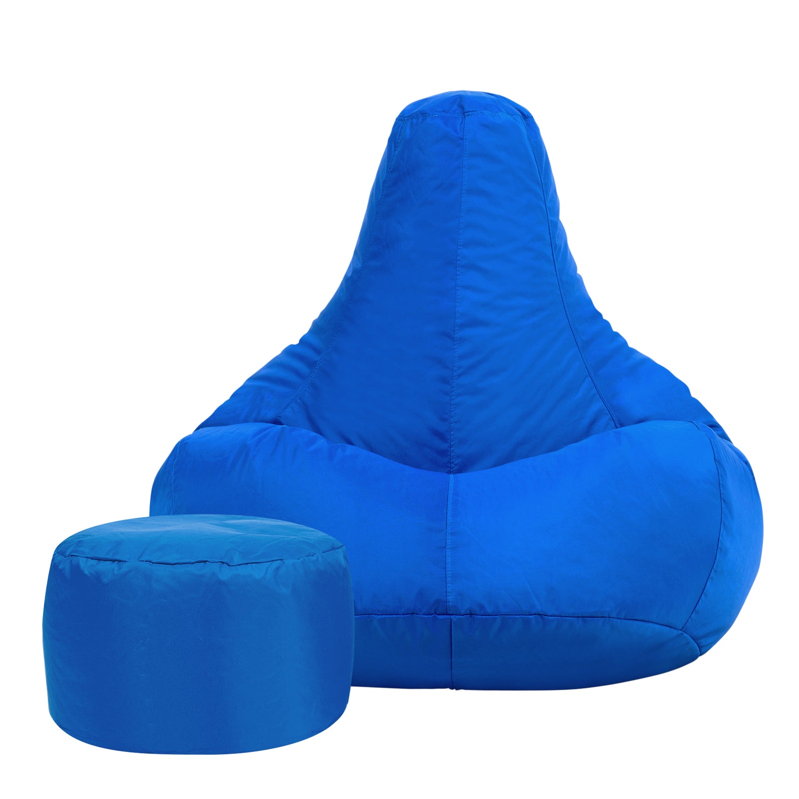 Recliner Indoor Outdoor Bean Bag Chair & Pouffe Chair | Blue