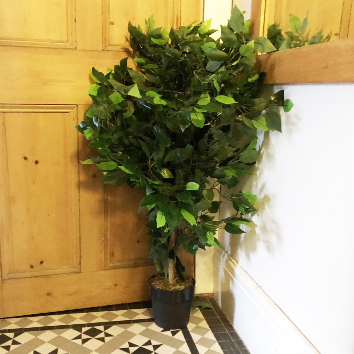 90cm Artificial Ficus Tree Bush Large Bushy Plant