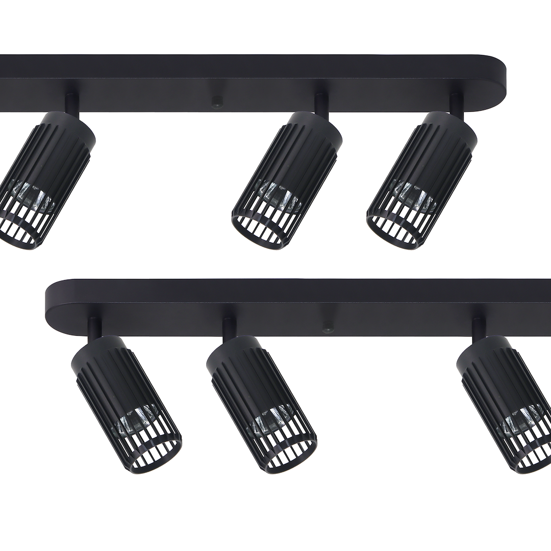 Vertical Spotlight Bar 6xgu10 | Black