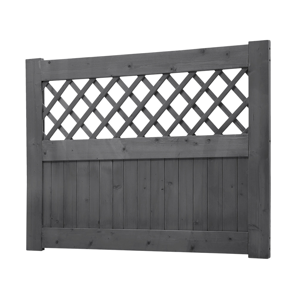 120cm W X 90/120cm H Rhombus Garden Wood Fence Gate | 90cm