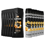 Gold 12h Refreshing Shower Gel 500ml, 6pk & 72h Fresh Antiperspirant 250ml