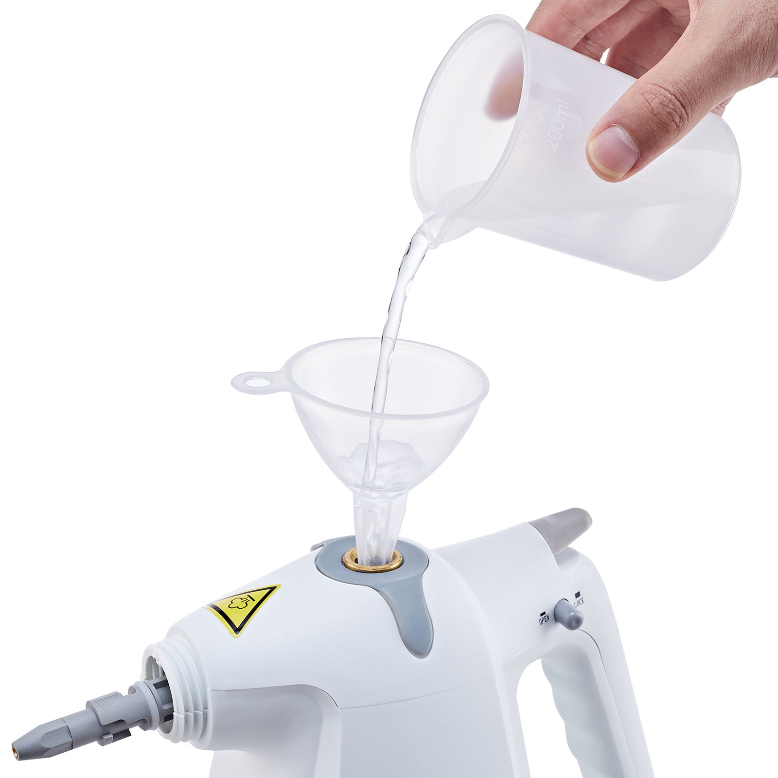 1000w White Handheld Steam Cleaner