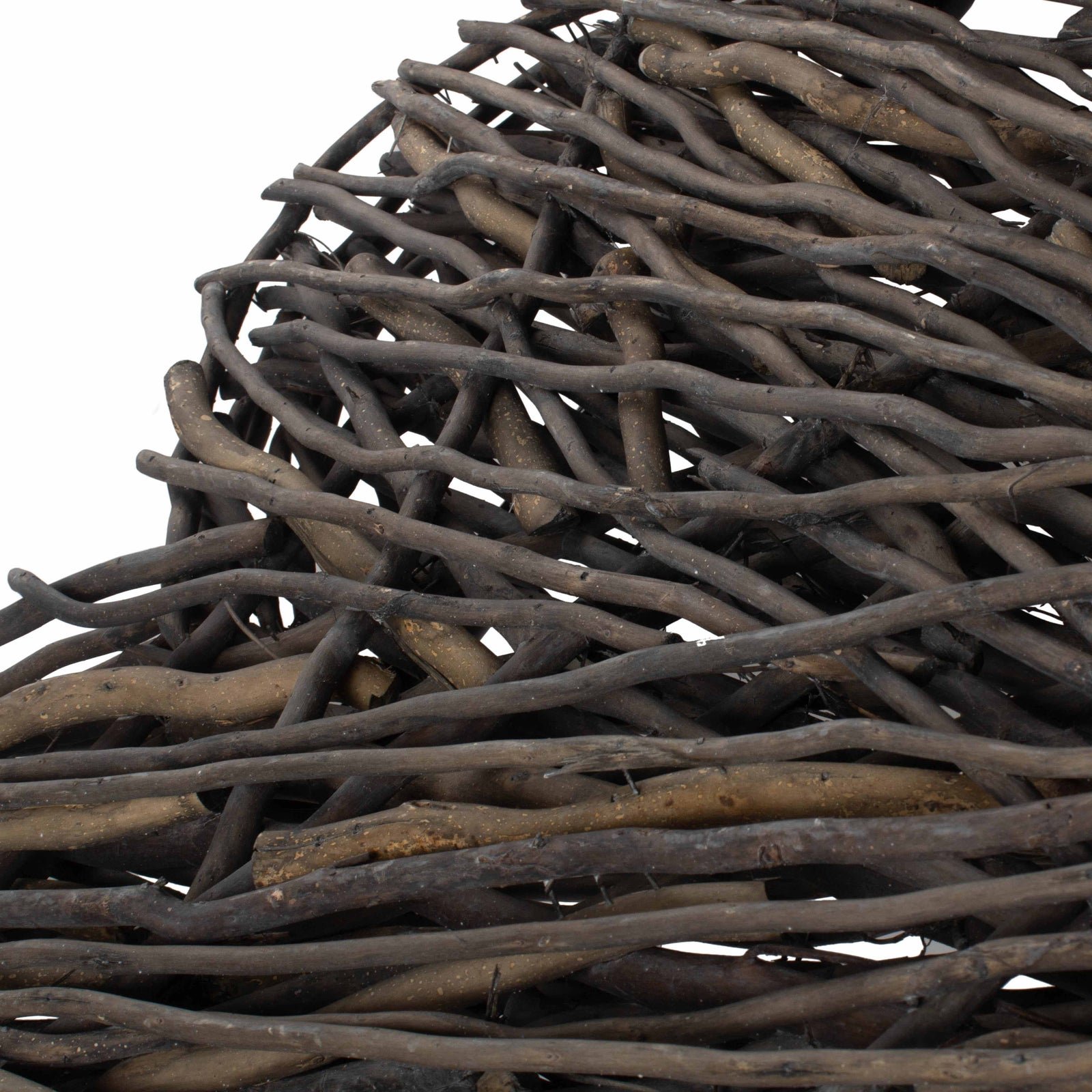 Wicker Rustic Willow Heart Decor