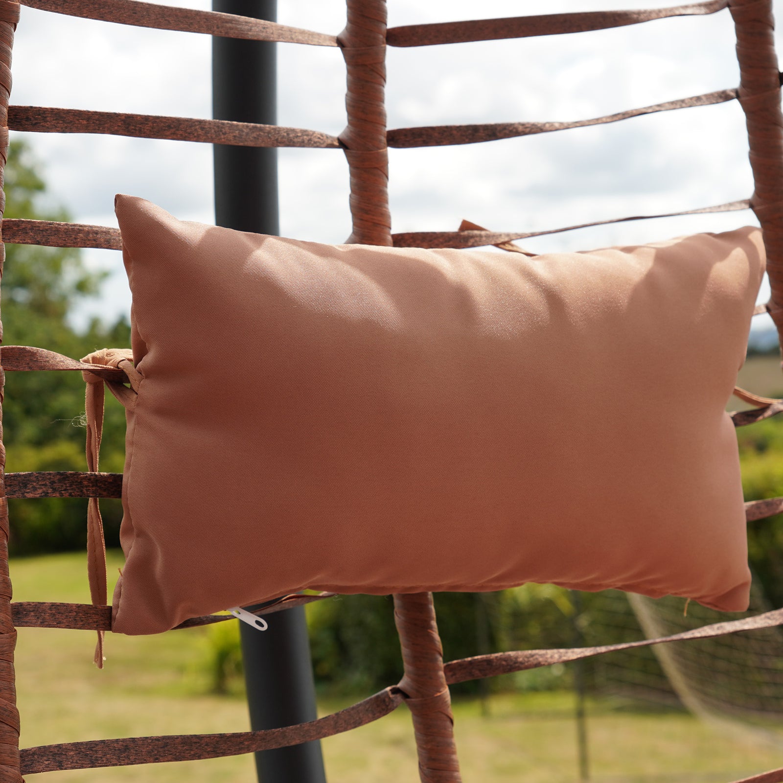 Appleford Hanging Swing Single Egg Pod Chair | One Size | Brown