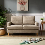 Newsome 2 Seat Fabric Sofa | Light Brown