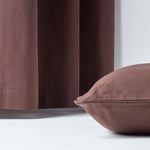 Cotton Plain Cushion Cover | 45cm x 45cm | Chocolate