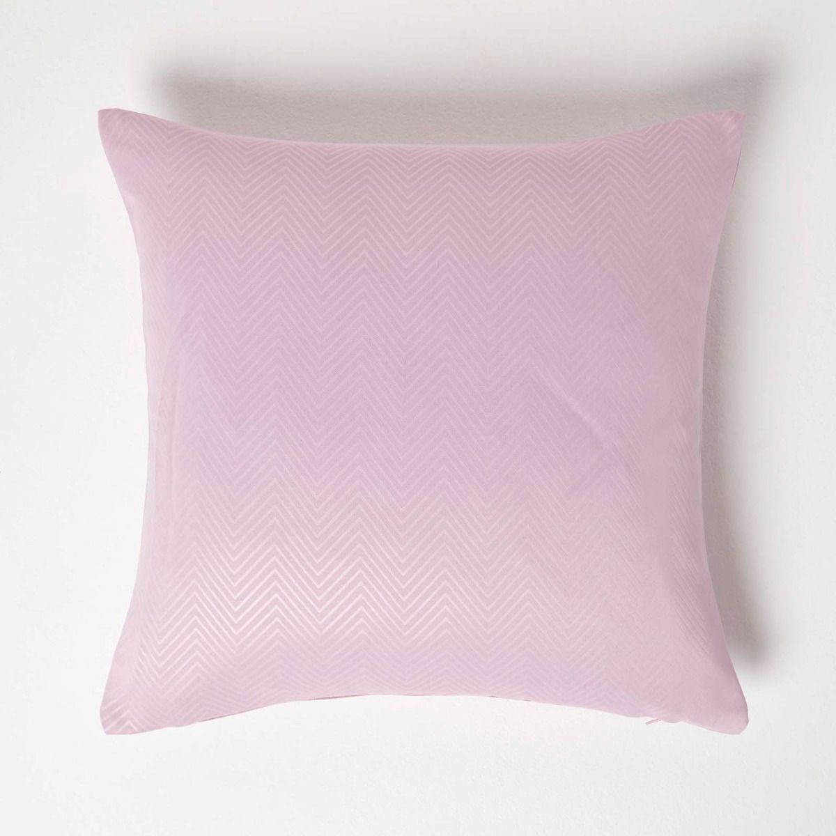Herringbone Chevron Cushion Cover | 45cm x 45cm | Pastel Pink