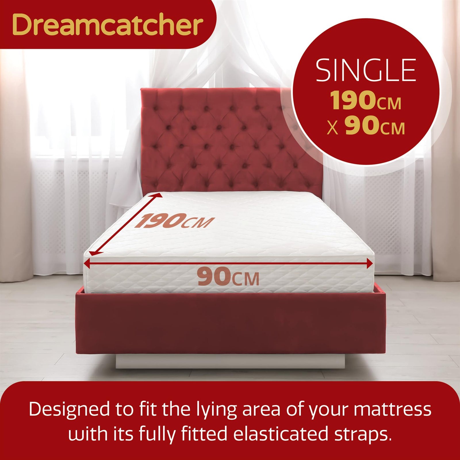 Deluxe Electric Blanket Fully Fitted Polar Fleece Heated Bed Underblanket 3 Heat Settings | Single | White