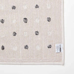 Tufted Cotton Bath Mat With Polka Dot Design | 50 x 80cm | Black & White