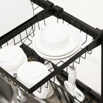 Space Saving Over The Sink 2 Tier Dish Rack