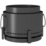 37cm Smokeless Fire Pit, Dark Grey