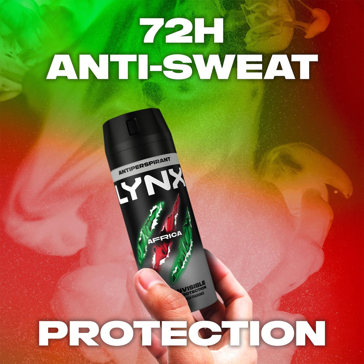 Africa Antiperspirant Aerosol Deodorant Spray 48h Sweat Protection, 150ml | Set of 30