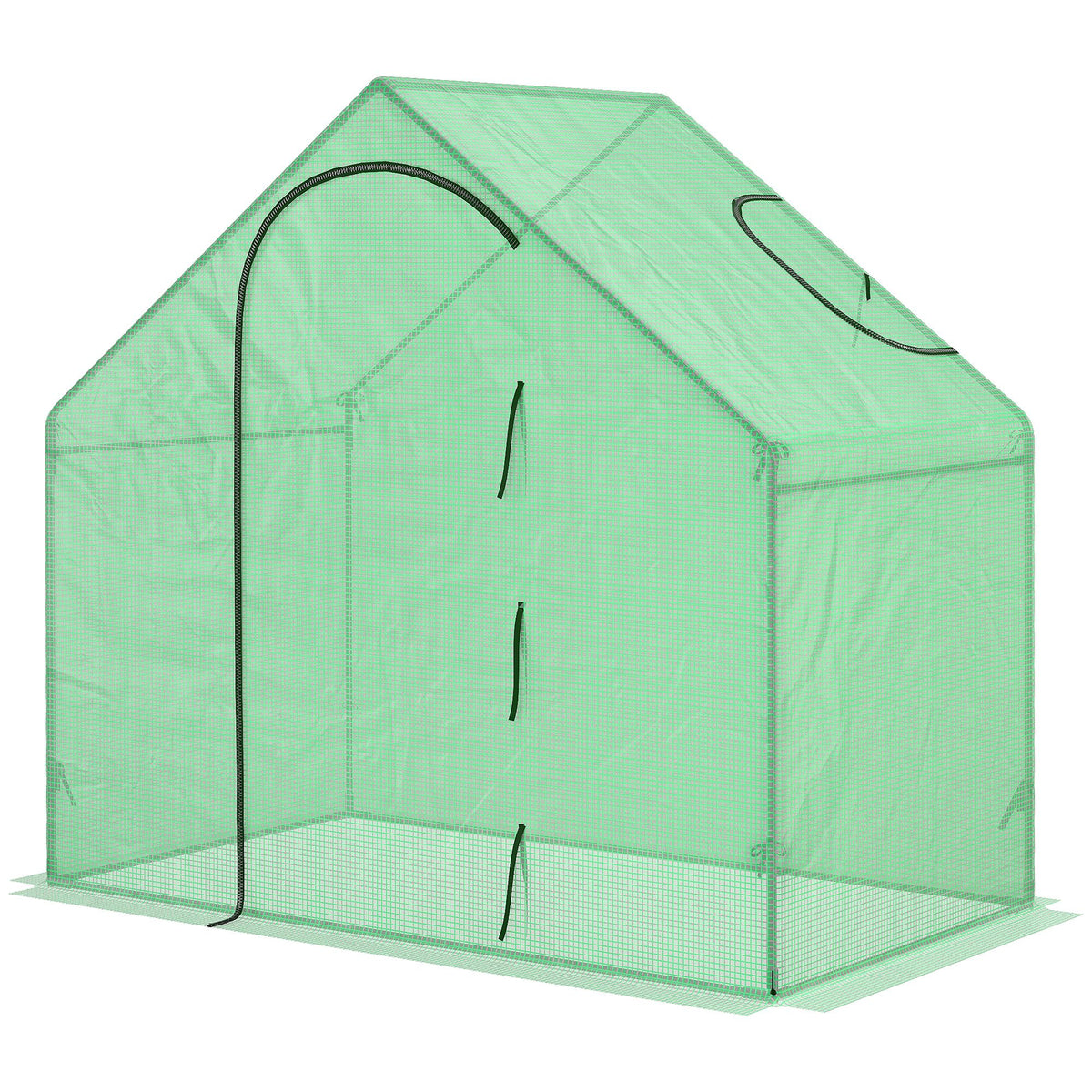 Walk-in Greenhouse Steel Frame Pe Cover