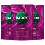 Bath Salts Detoxed Bath Therapy, Acai Berry, 3 Packs Of 900g | 3 | Purple