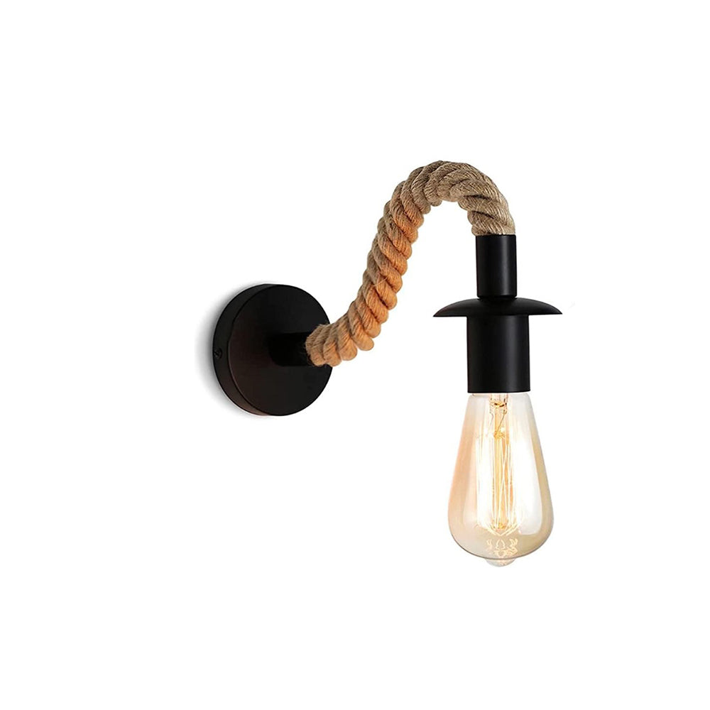 Bath Plus TB+ Vintage Hemp Rope Industrial Wall Light