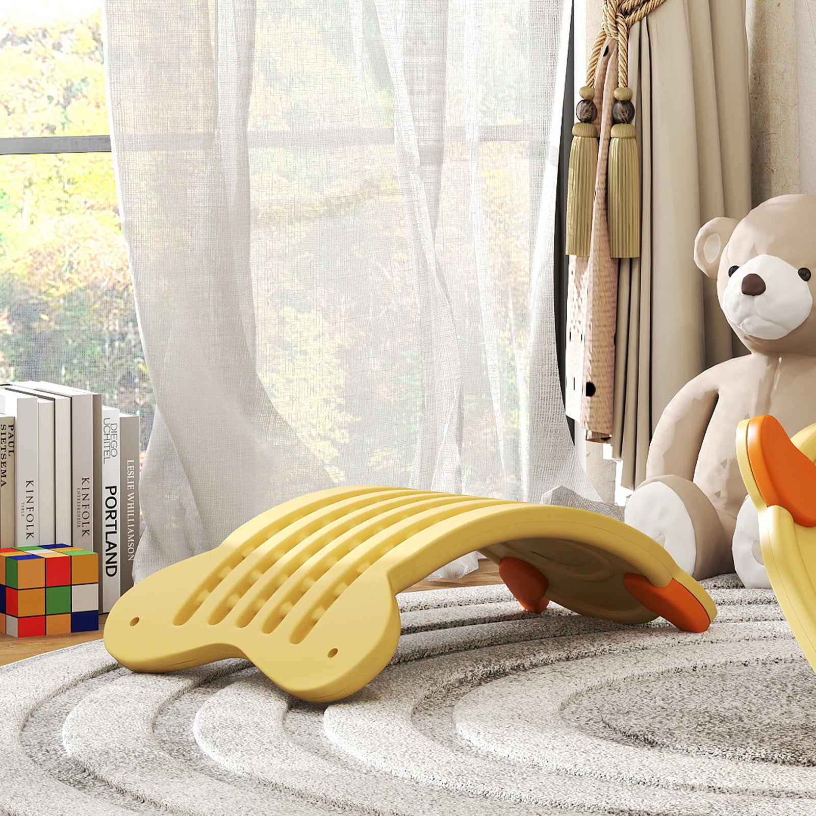 Balance Board For Kids Balance Training & Sensory Play | Yellow