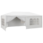 Outdoor Gazebo Canopy Party Tent With 6 Removable Side Walls