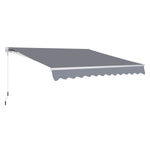 3x2.5m Manual Patio Awning, Crank Handle