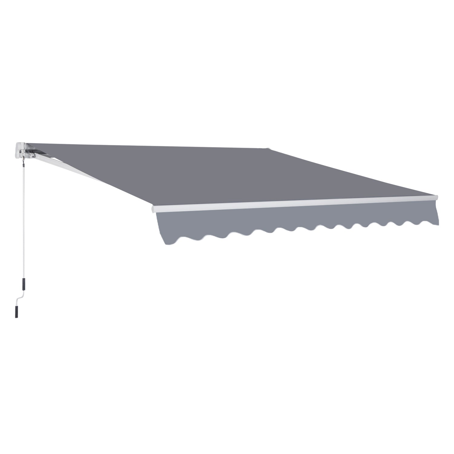 3x2.5m Manual Patio Awning, Crank Handle