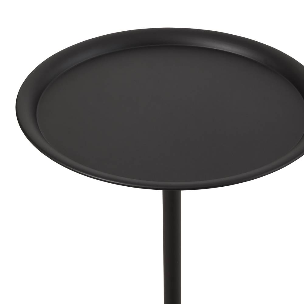 Modern Small Round Metal Side Table