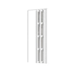 Breeins Magnetic Sliding Pvc Concertina Folding Door With Clear Panels