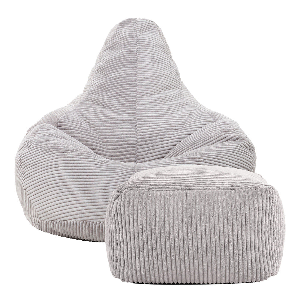 Dalton Cord Bean Bag Chair & Pouffe