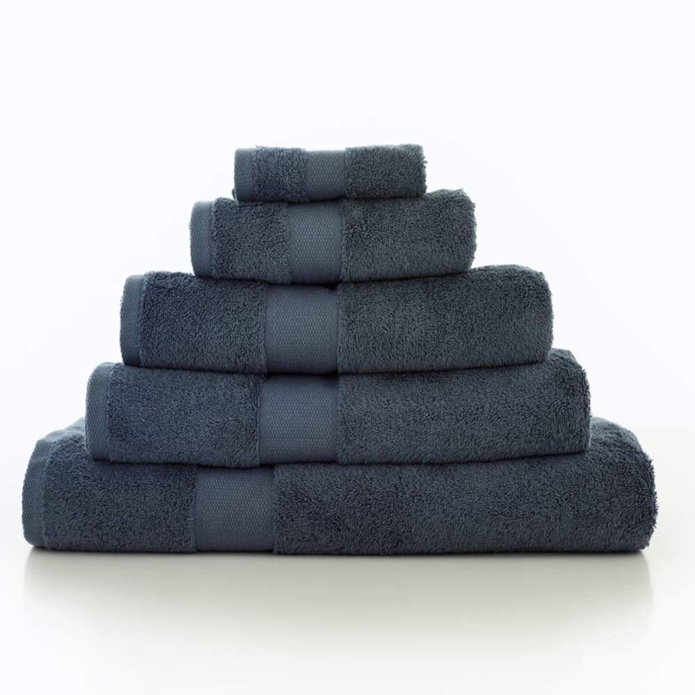 Egyptian Embrace Towels – 550gsm Egyptian Cotton, Fluffy Soft & Highly Absorbent | Hand Towel Pair | Blue