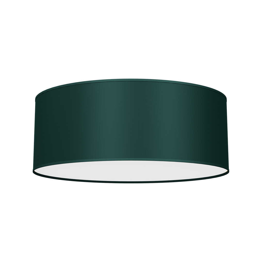 Verde Hand Made Scandi Style 40cm Ceiling Lamp In A Rich Green Finish Holds 2xe27 Led Bulbs