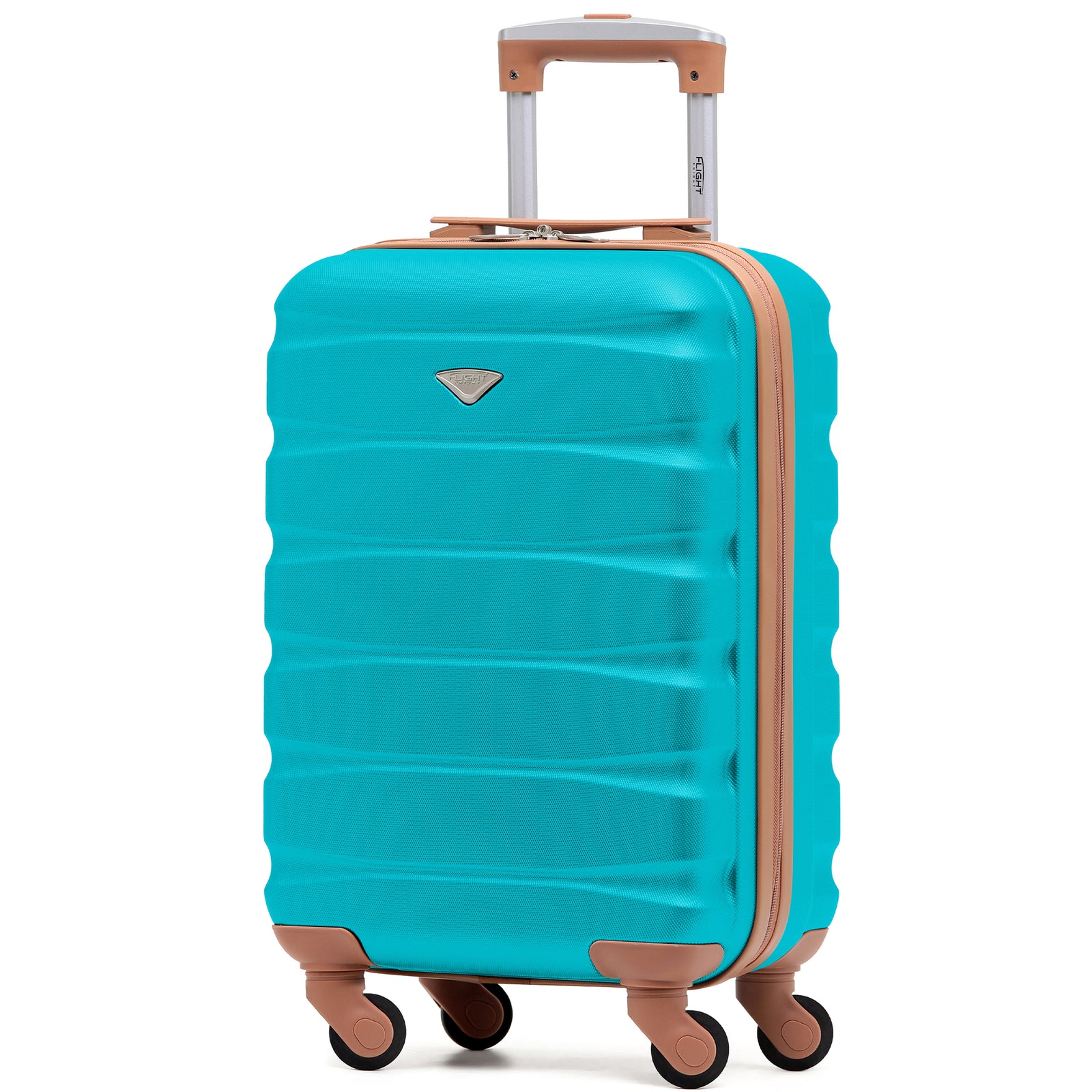 55x35x20cm Cabin Carry On Suitcase Hard Shell Overhead Luggage 100+ Airlines Approved | Cabin | Aqua