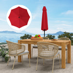 Upf 50+ Replacement Parasol Canopy Parasol Cover Replacement | Red