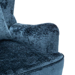 Breeins Upholstered Wingback Single Sofa Accent Chair With Wooden Legs