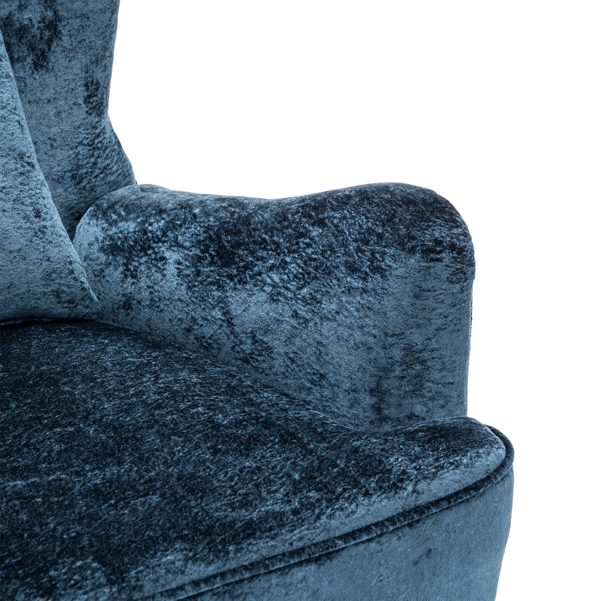 Breeins Upholstered Wingback Single Sofa Accent Chair With Wooden Legs