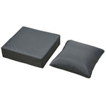 Outdoor Seat And Back Cushion Set,olefin Patio Chair Cushion | Dark Gray